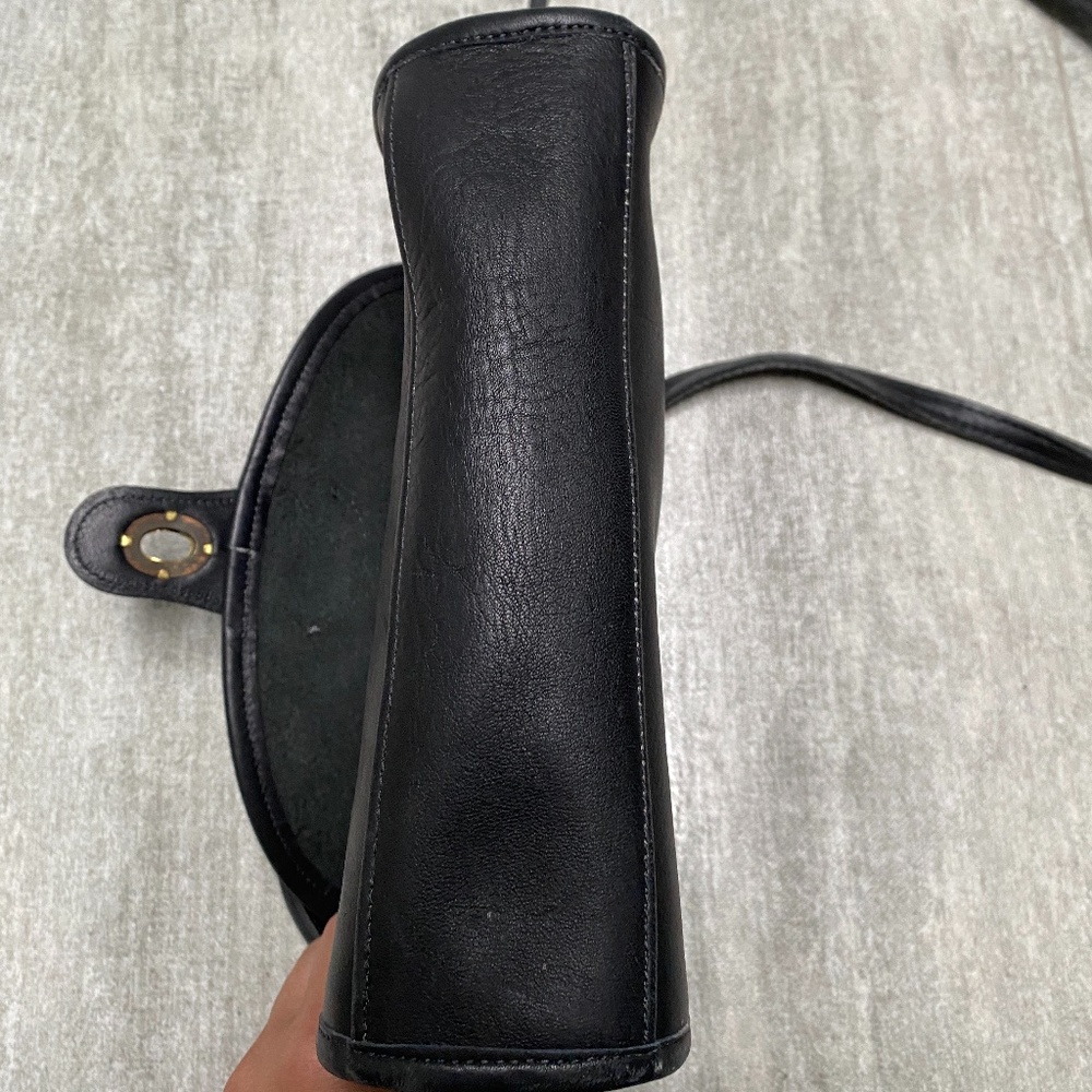Black Leather Crossbody Bag - Picture 6 of 6